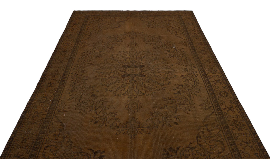 Bej Kırmızı Anadolu Eskitme Çiçekli Yün Halı 190x310 - Özel Seri
