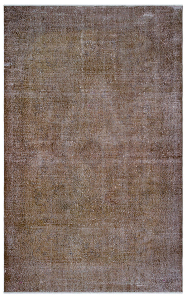 Bej Krem Anadolu Eskitme Madalyonlu Yün Halı 198x313 - Özel Seri