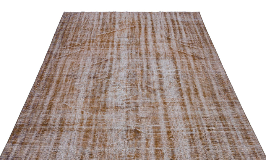 Bej Hardal Anadolu Eskitme Geometrik Yün Halı 168x255 - Özel Seri