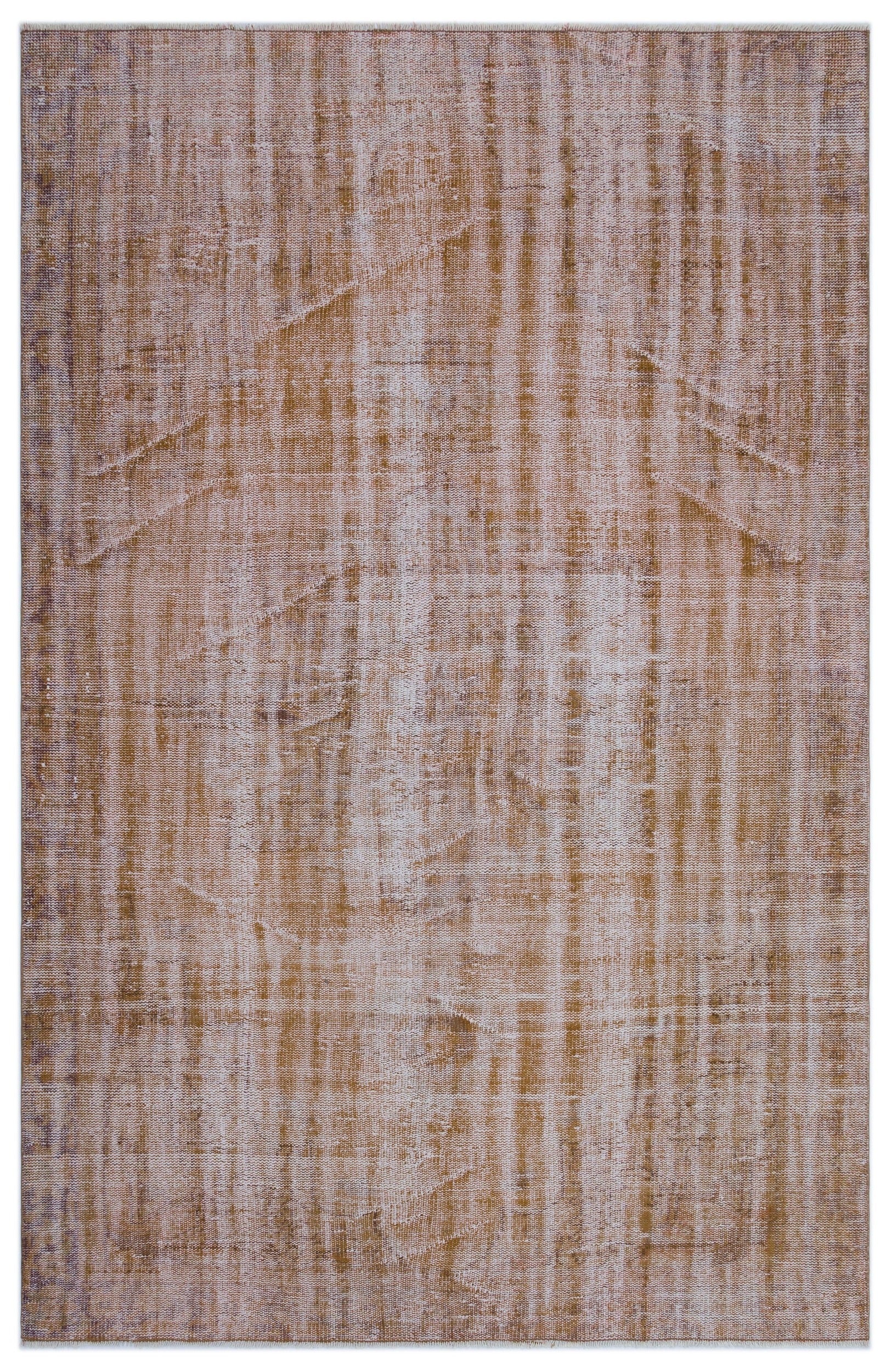 Atina Kahverengi Eskitme Yün El Dokuma Halısı 168 x 255 Apex Unique