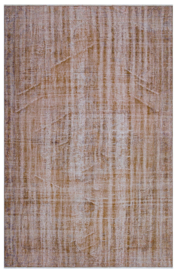Bej Hardal Anadolu Eskitme Geometrik Yün Halı 168x255 - Özel Seri