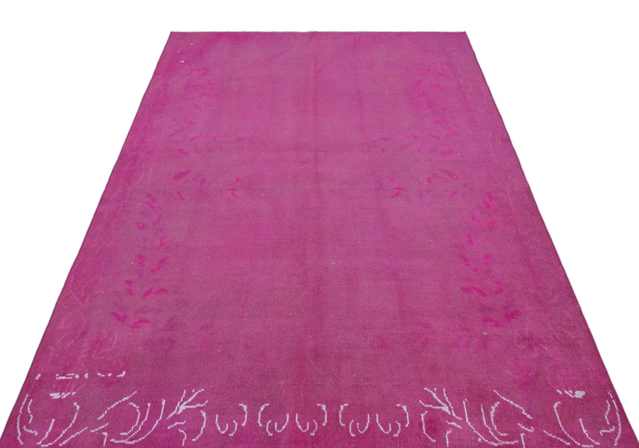 Pembe Anadolu Bohem Geometrik Yün Halı 155x258 - Özel Seri