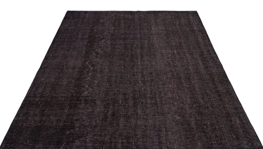 Siyah Eskitme Modern Yün Halı 178x275