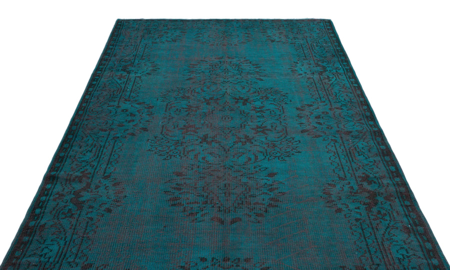 Siyah Bohem Eskitme Yün Halı 171x289