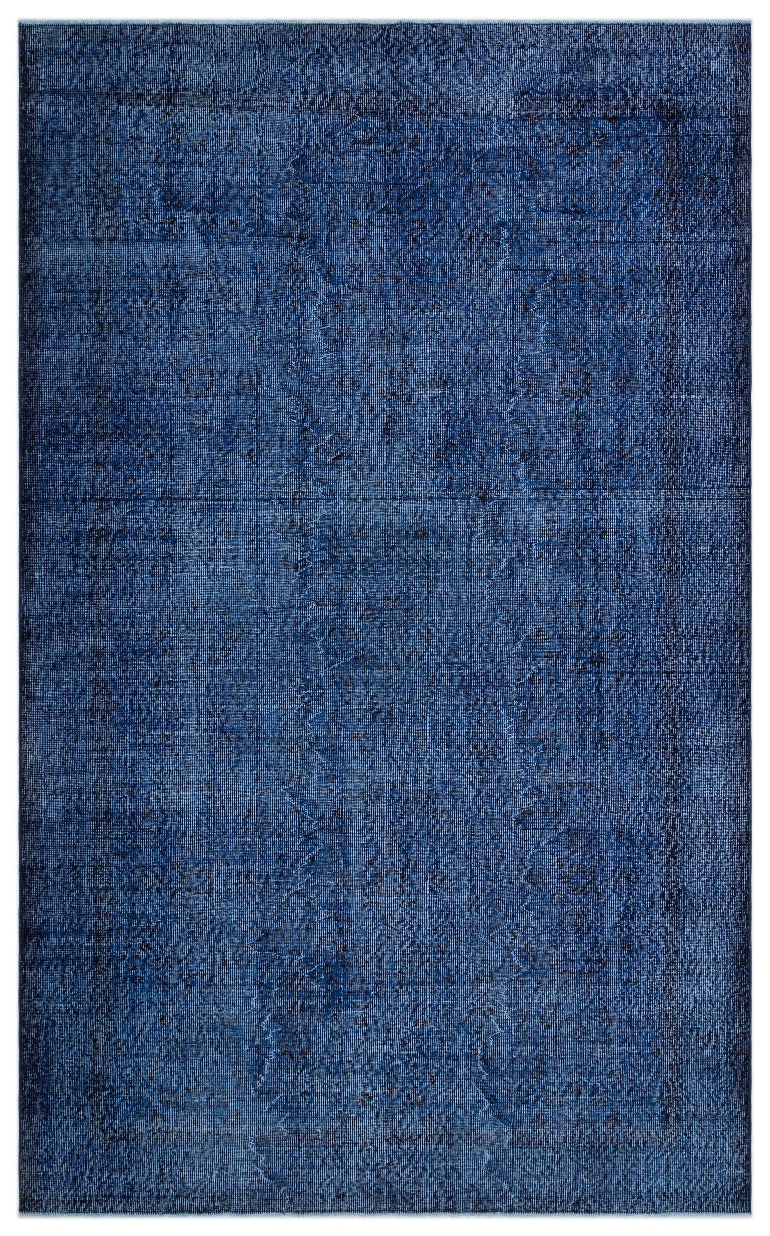 Atina Mavi Eskitme Yün El Dokuma Halısı 181 x 295 Apex Unique