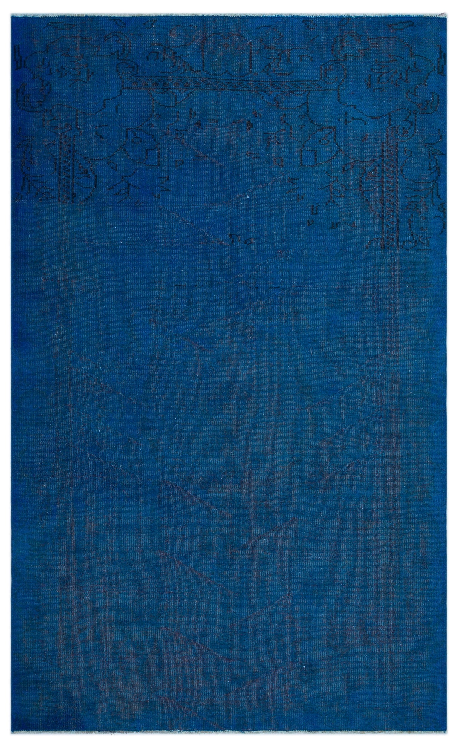 Atina Mavi Eskitme Yün El Dokuma Halısı 160 x 264 Apex Unique