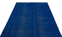 Roter handgeknüpfter Wollteppich mit abstraktem Design 170x287 cm