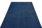 Atina Mavi Eskitme Yün El Dokuma Halısı 151 x 268 Apex Unique