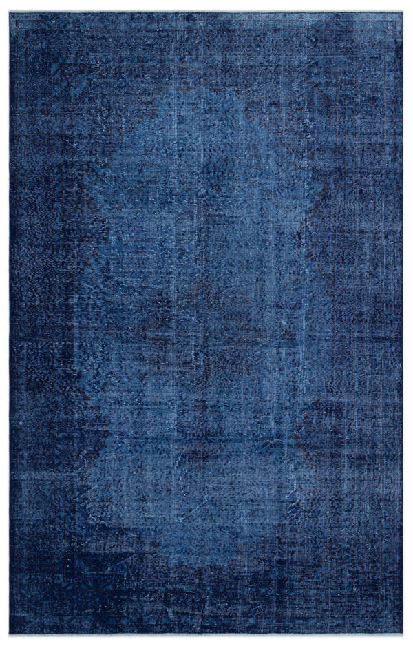 Mavi Anadolu Eskitme Modern Yün Halı 184x292 - Özel Seri