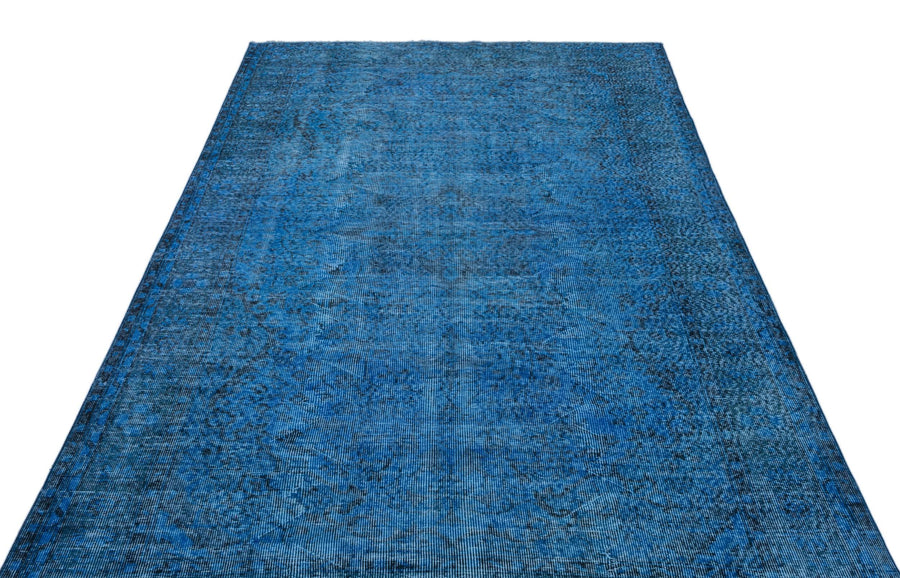 Mavi Anadolu Eskitme Modern Yün Halı 166x274 - Özel Seri