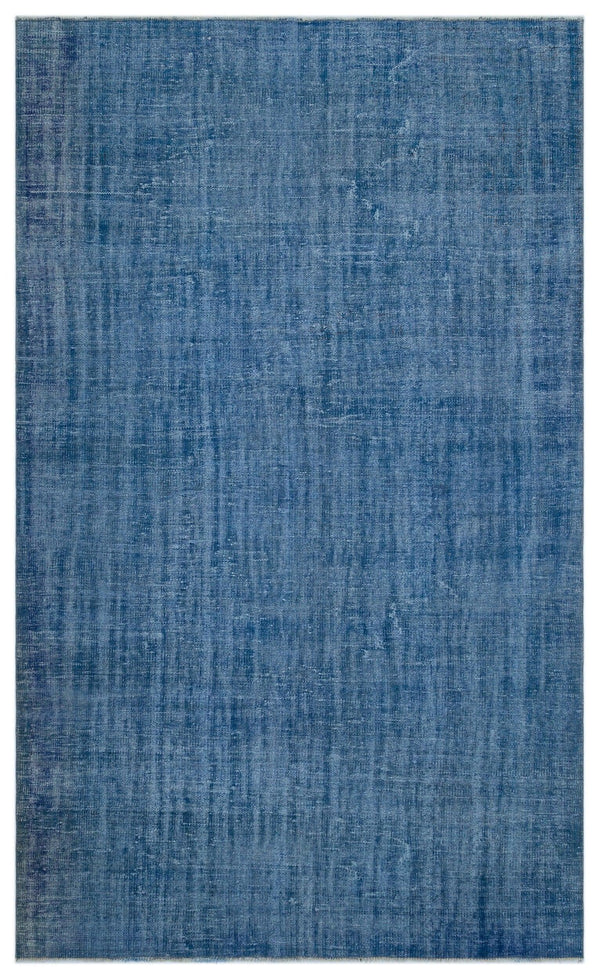 Mavi Anadolu Geometrik Klasik Yün Halı 195x321 - Özel Seri