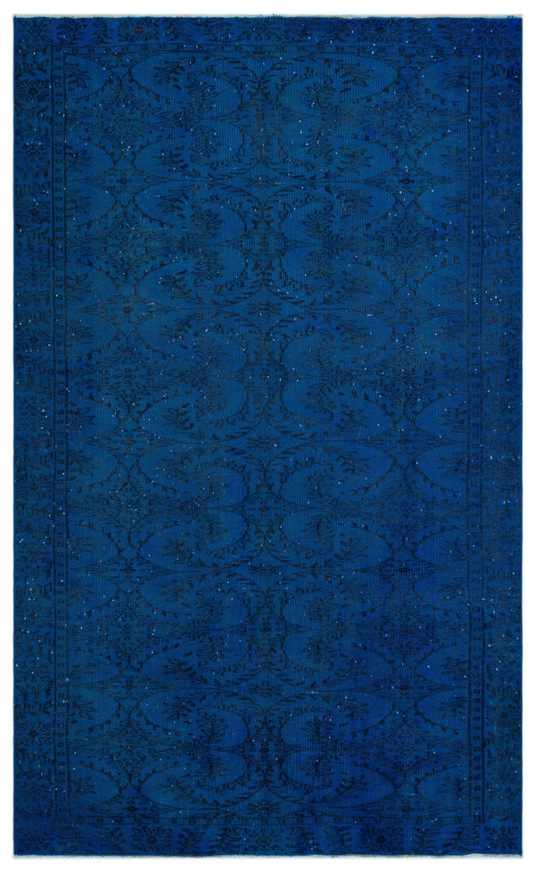 Mavi Anadolu Eskitme Modern Yün Halı 168x274 - Özel Seri