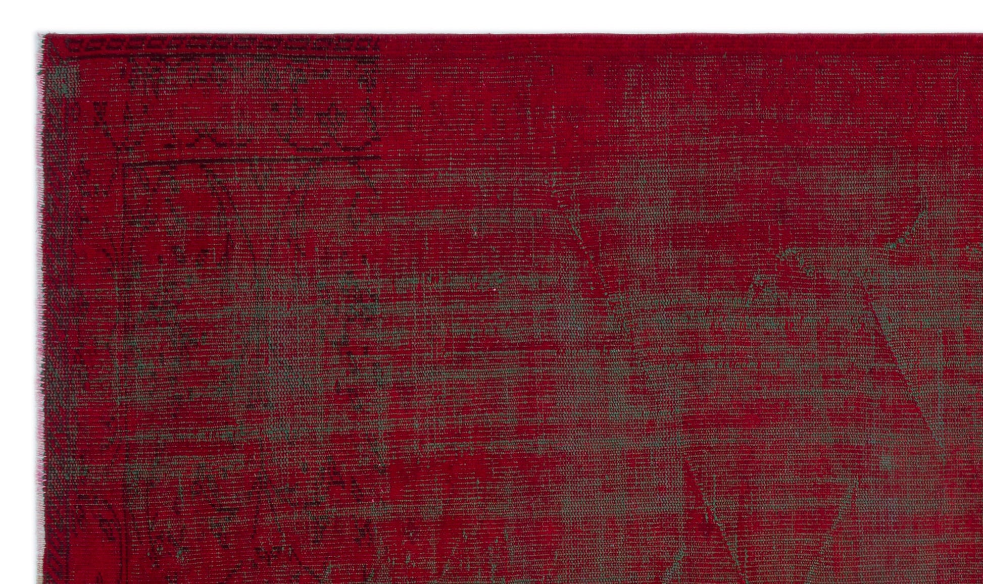 Atina Kırmızı Eskitme Yün El Dokuma Halısı 167 x 292 Apex Unique