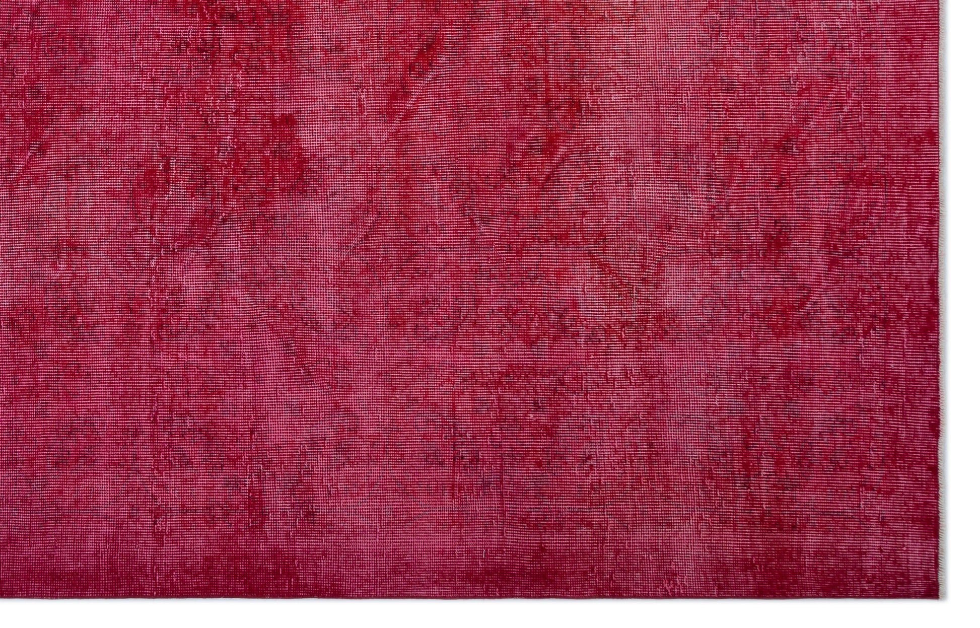 Atina Kırmızı Eskitme Yün El Dokuma Halısı 205 x 315 Apex Unique