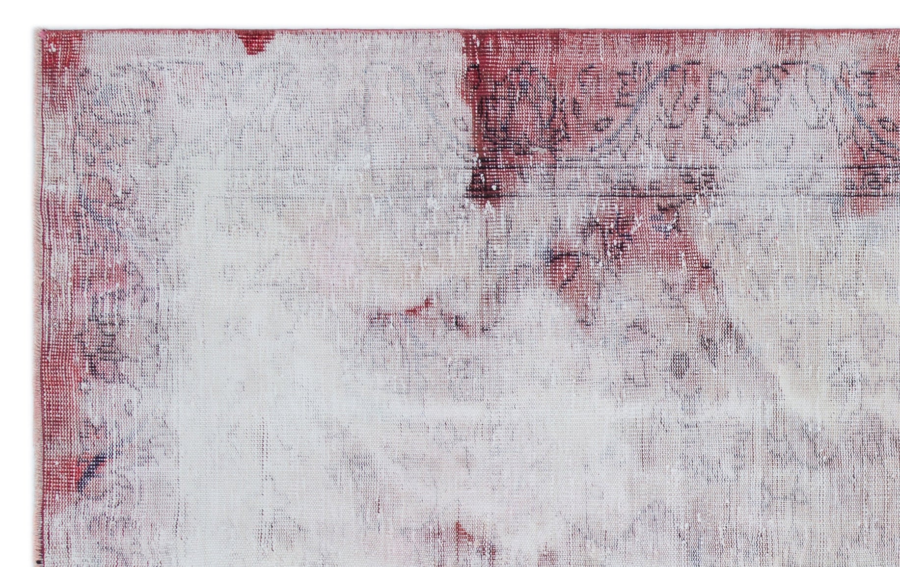 Atina Kırmızı Eskitme Yün El Dokuma Halısı 164 x 255 Apex Unique