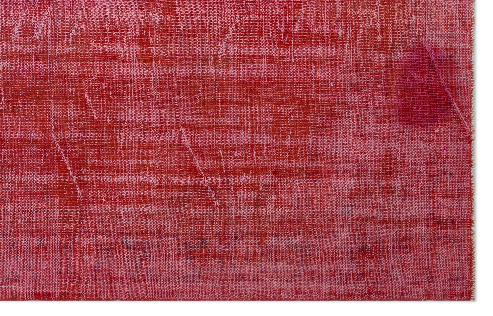 Atina Kırmızı Eskitme Yün El Dokuma Halısı 180 x 283 Apex Unique