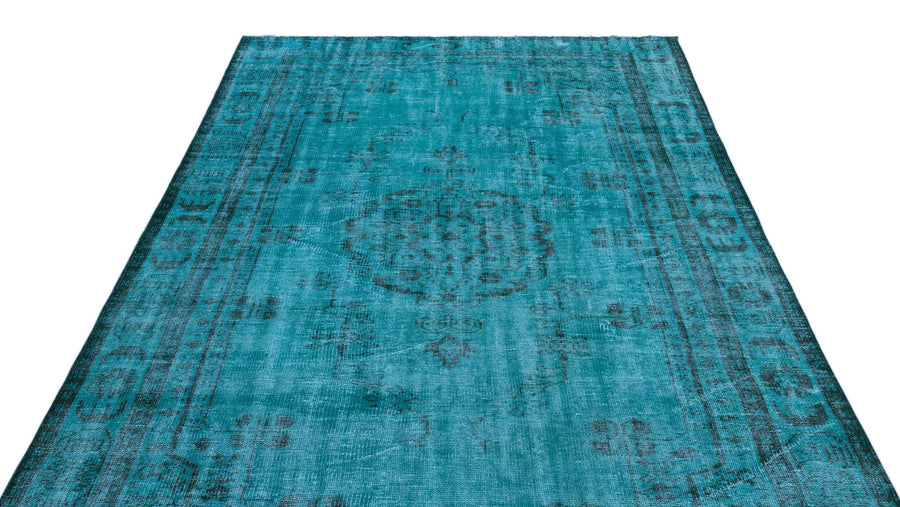 Siyah Bohem Eskitme Yün Halı 182x295