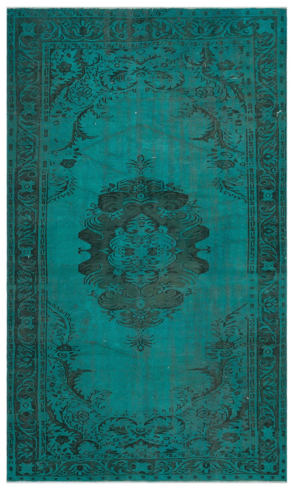 Siyah Bohem Eskitme Yün Halı 166x285
