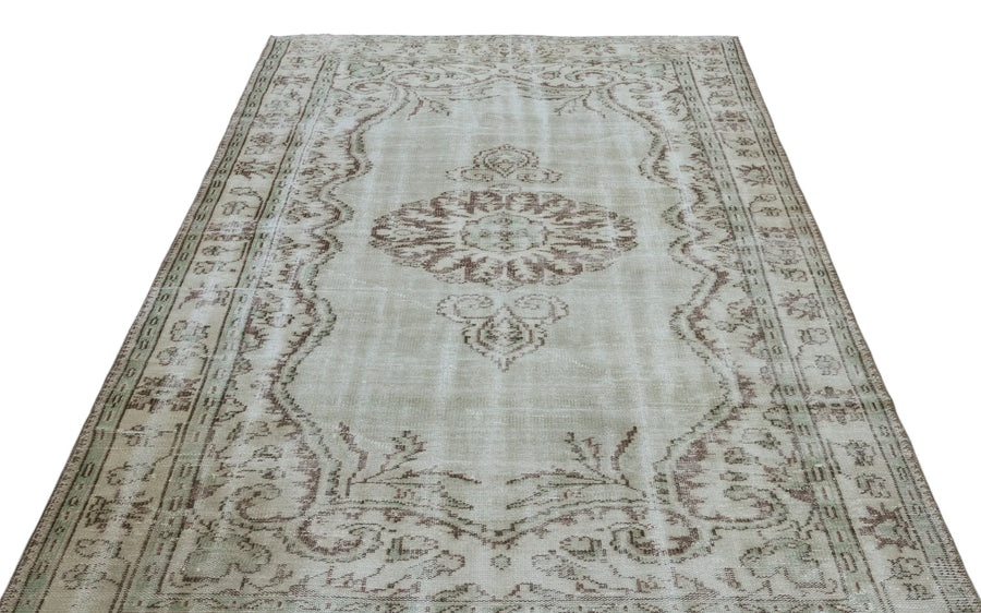 Mavi Anadolu Eskitme Modern Yün Halı 176x272 - Özel Seri