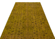 Atina Sarı Eskitme Yün El Dokuma Halısı 146 x 244 Apex Unique