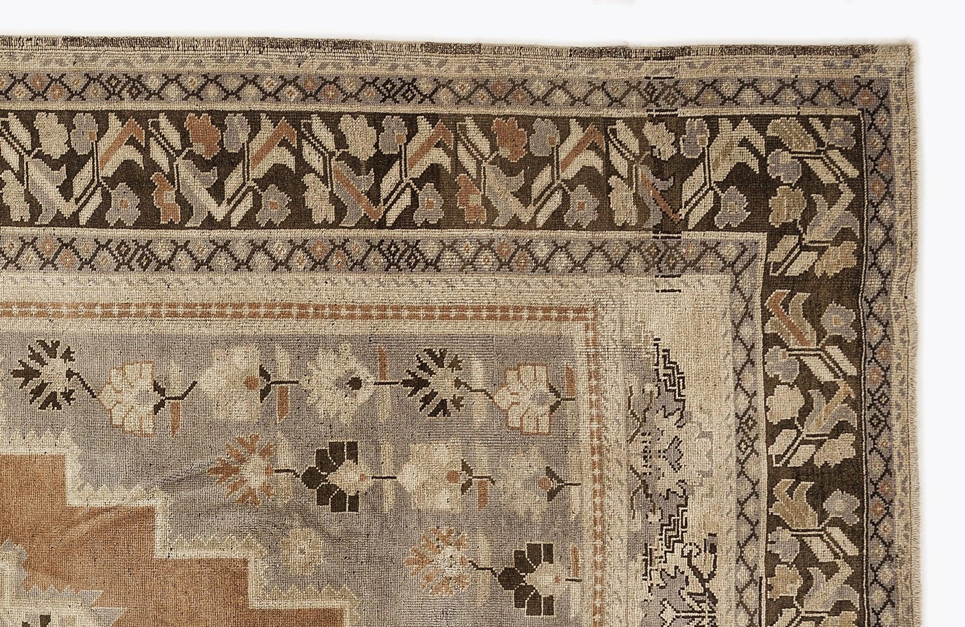 Kırmızı Anadolu Bohem Geometrik Yün Halı 220x280 - Özel Seri