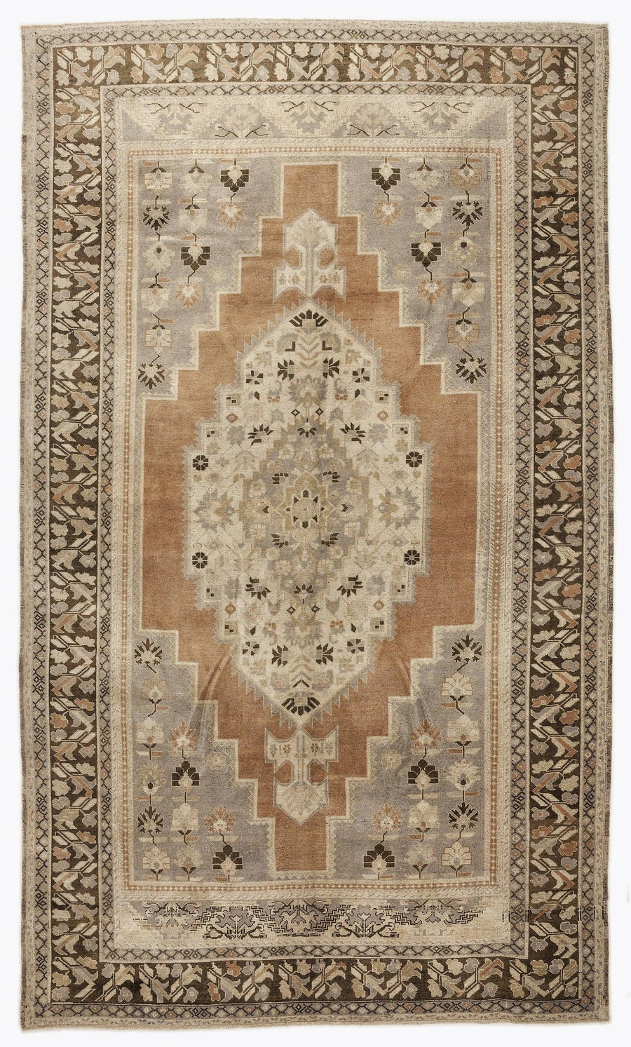 Kırmızı Anadolu Bohem Geometrik Yün Halı 220x280 - Özel Seri