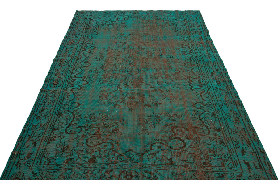 Siyah Bohem Eskitme Yün Halı 171x270