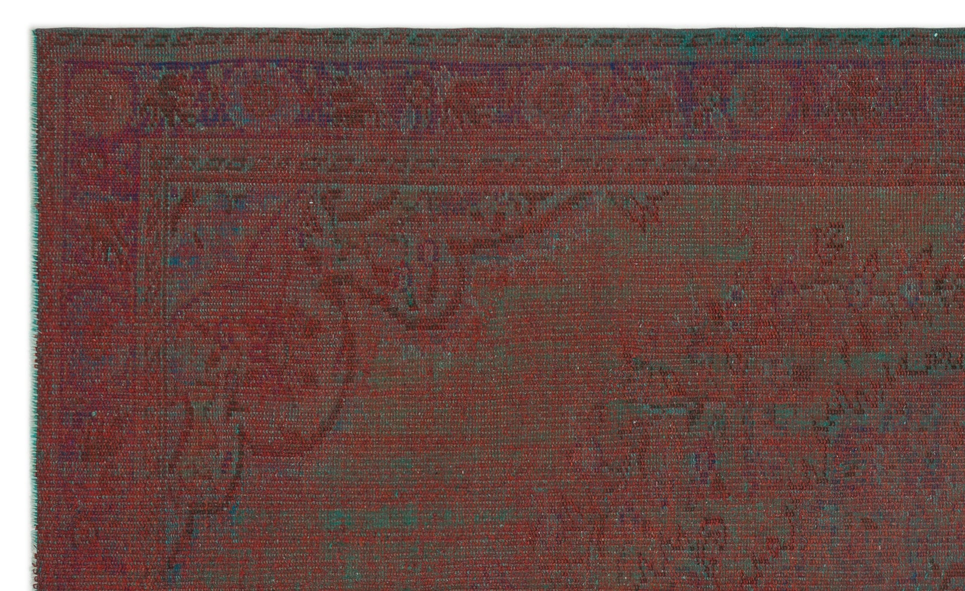 Atina Kahverengi Eskitme Yün El Dokuma Halısı 170 x 273 Apex Unique