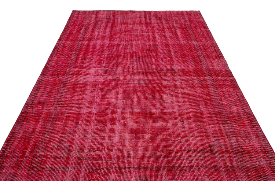 Kırmızı Anadolu Geometrik Modern Yün Halı 183x280 - Özel Seri
