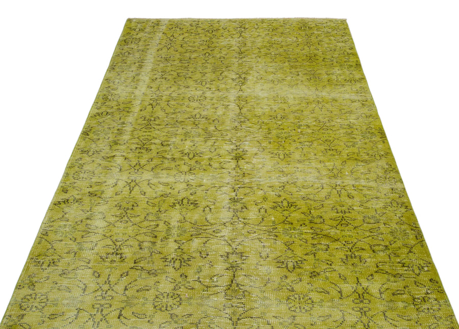Sarı Anadolu Bohem Eskitme Yün Halı 145x250 - Özel Seri