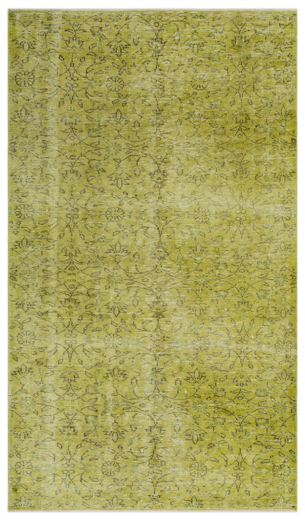 Sarı Anadolu Bohem Eskitme Yün Halı 145x250 - Özel Seri