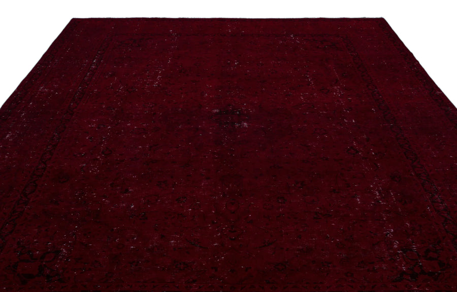 Kırmızı Bohem Madalyonlu Yün Halı 286x375