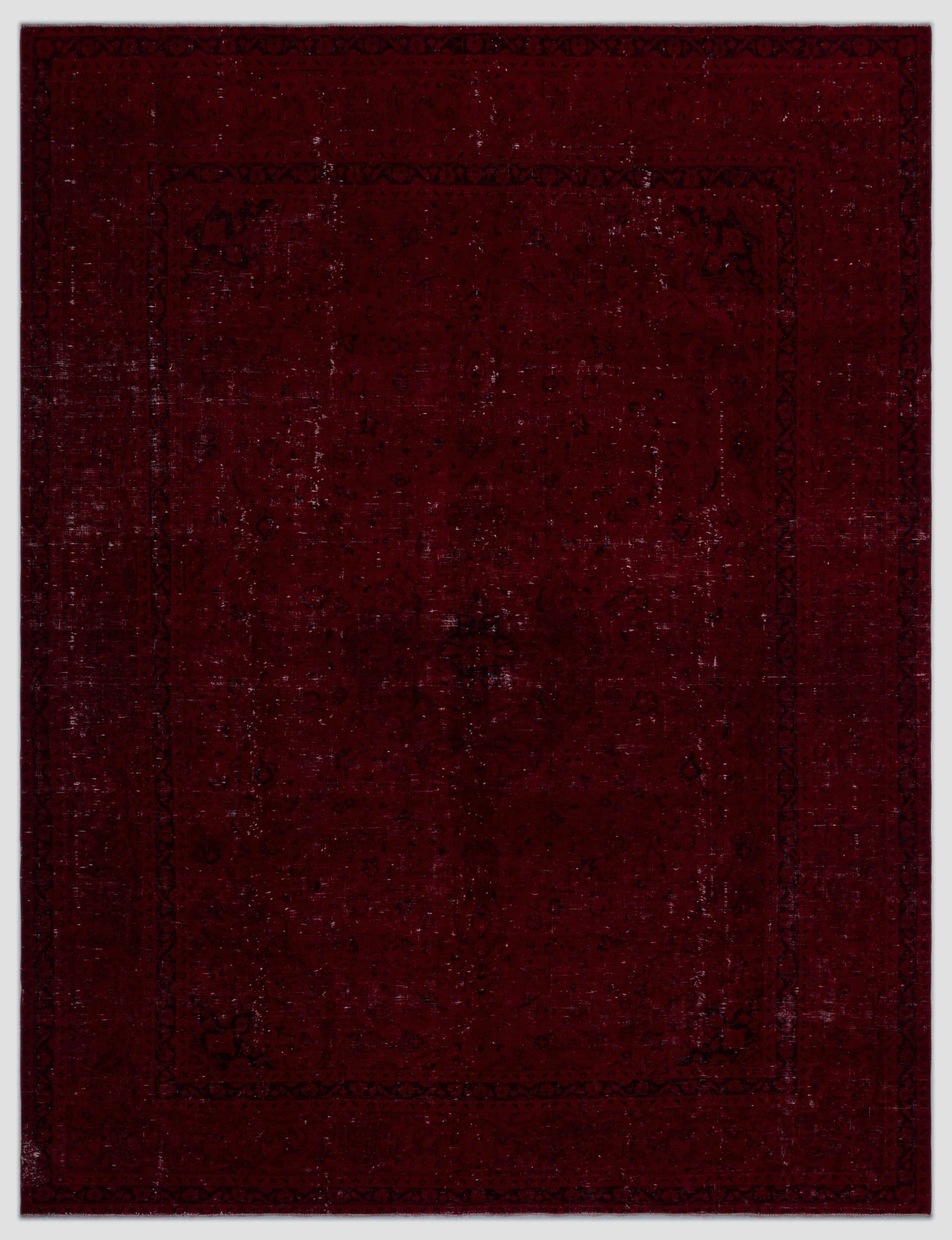 Epir Kırmızı Eskitme Yün El Dokuma Halısı 286 x 375 Apex Unique