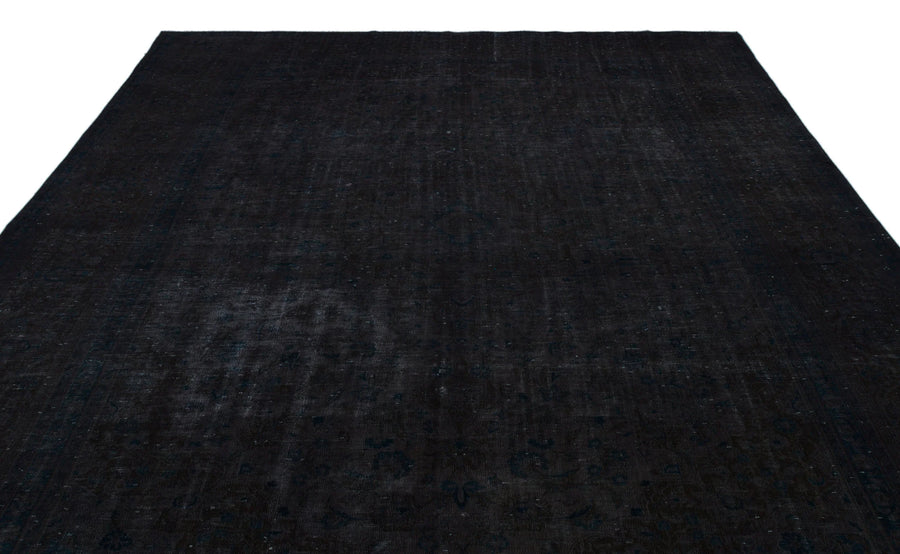 Gri Eskitme Modern Yün Halı 277x405