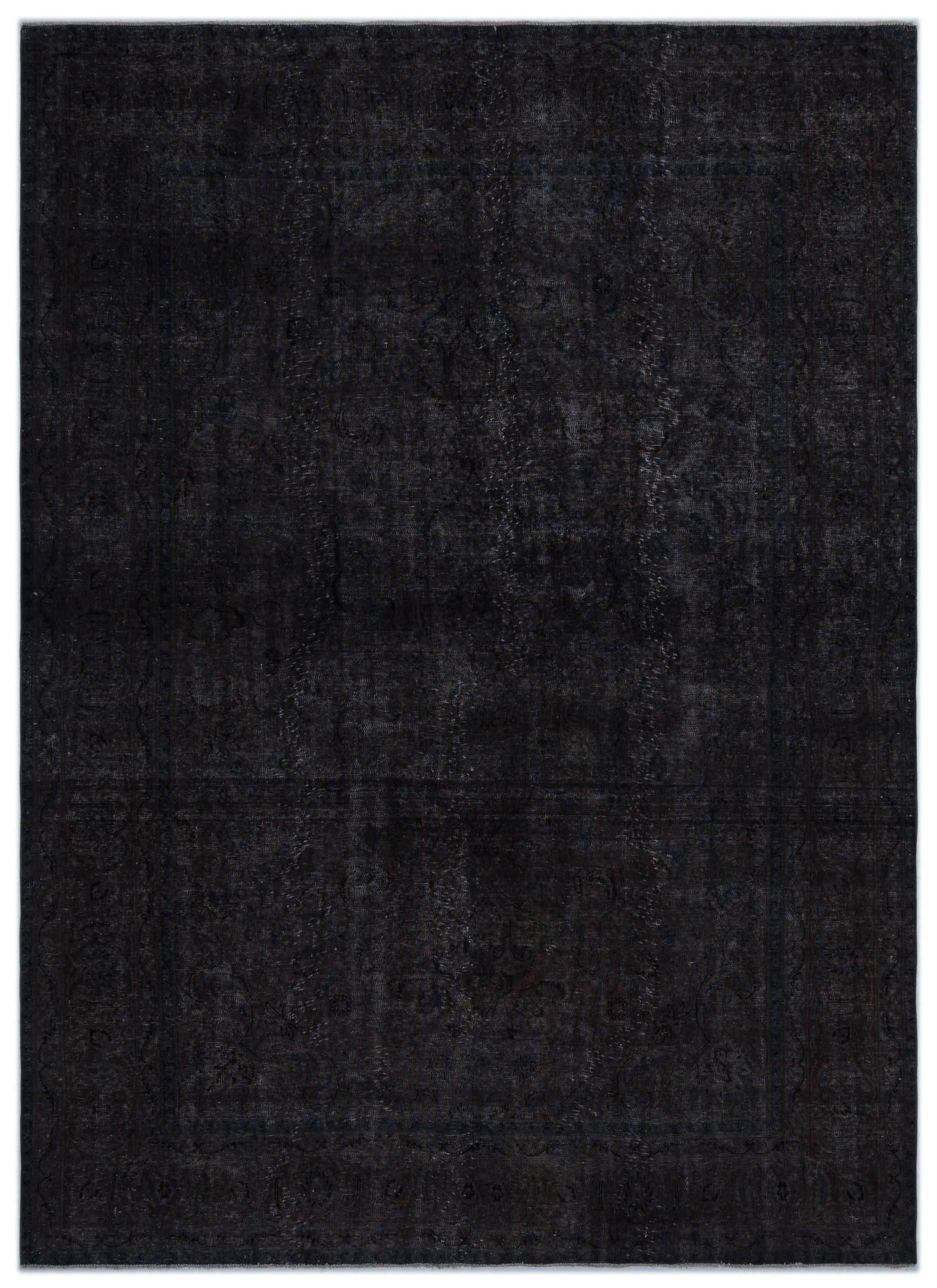 Epir Gri Eskitme Yün El Dokuma Halısı 235 x 328 Apex Unique