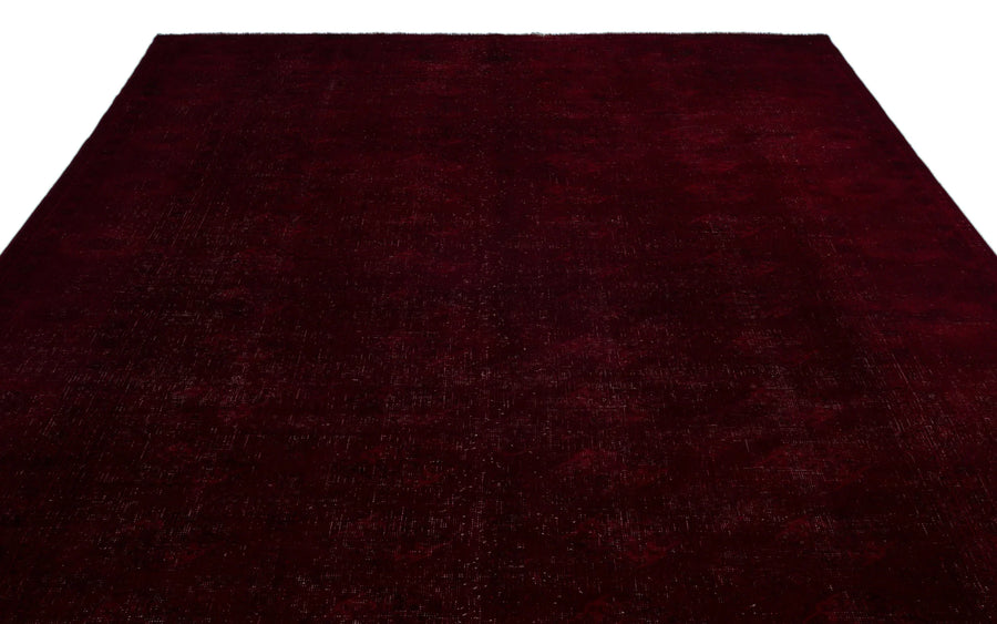Kırmızı Eskitme Yün Halı 270x375
