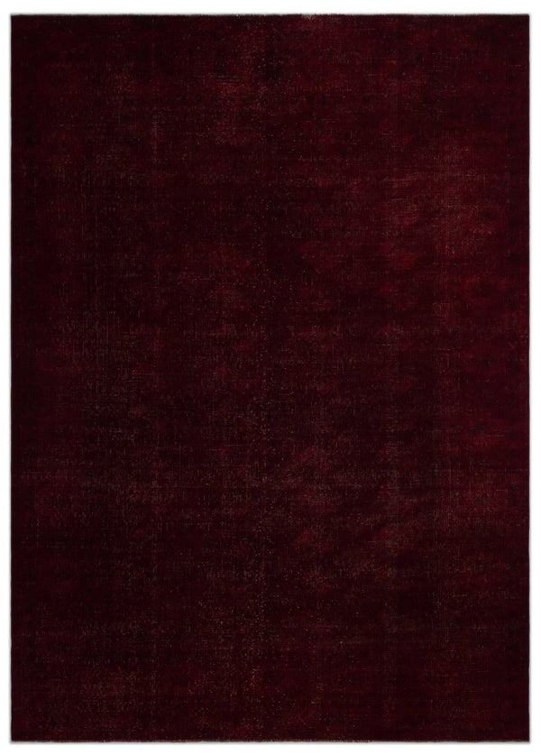 Kırmızı Eskitme Yün Halı 270x375