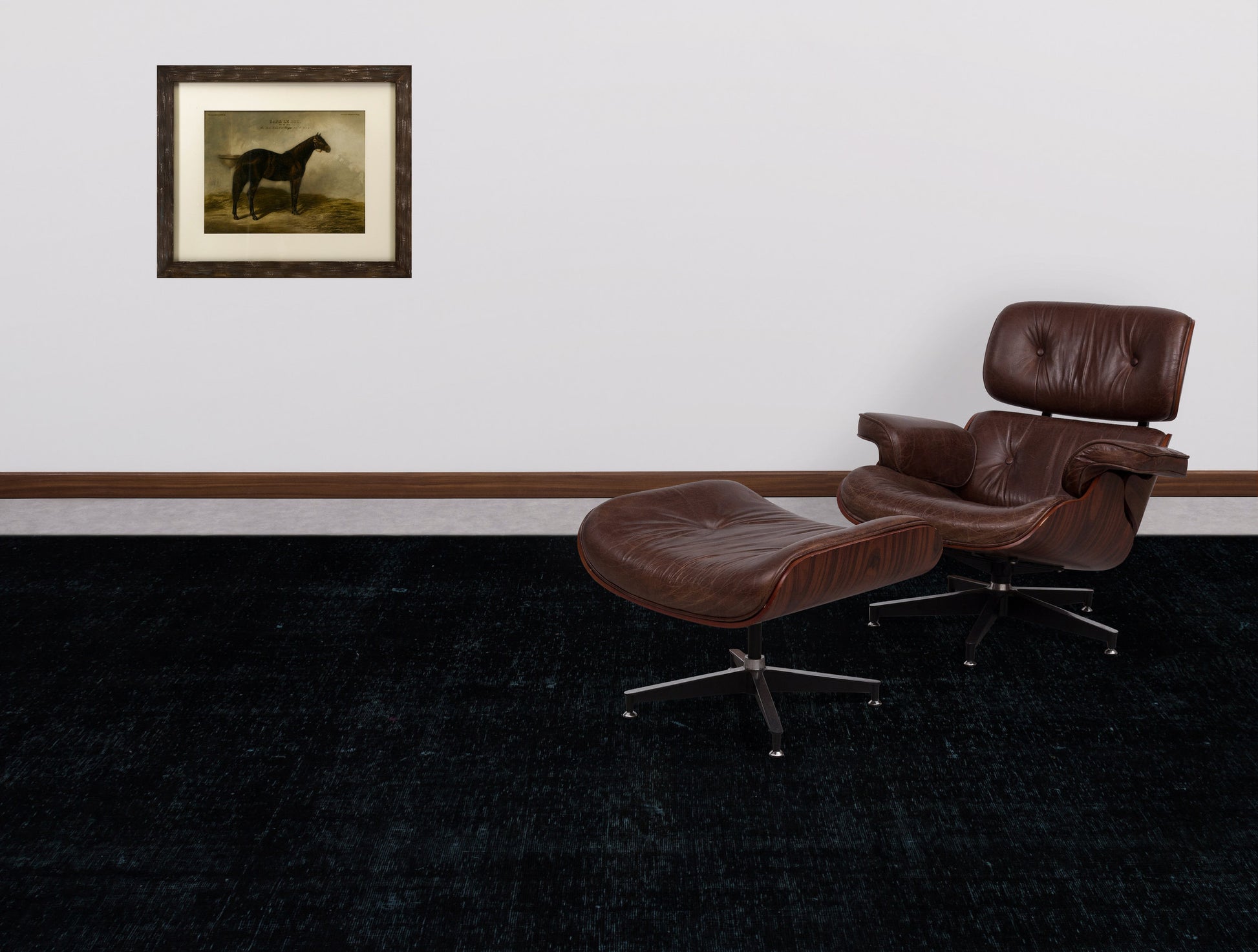 Epir Siyah Eskitme Yün El Dokuma Halısı 308 x 408 Apex Unique