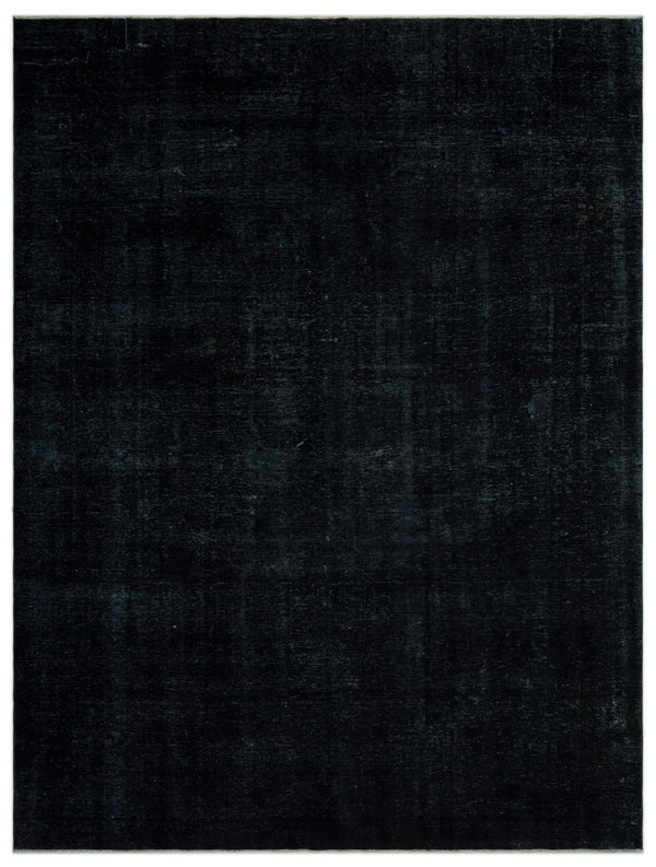 Siyah Anadolu Eskitme Modern Yün Halı 308x408 - Özel Seri