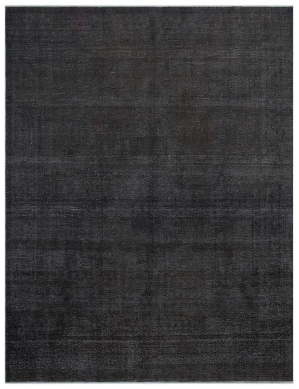 Gri Eskitme Modern Yün Halı 303x377
