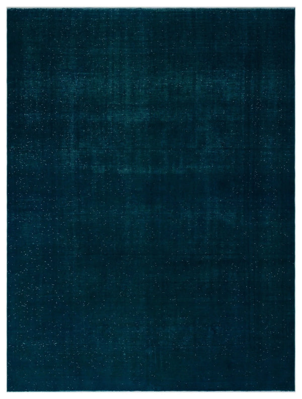 Lacivert Mavi Modern Yün Halı 296x396