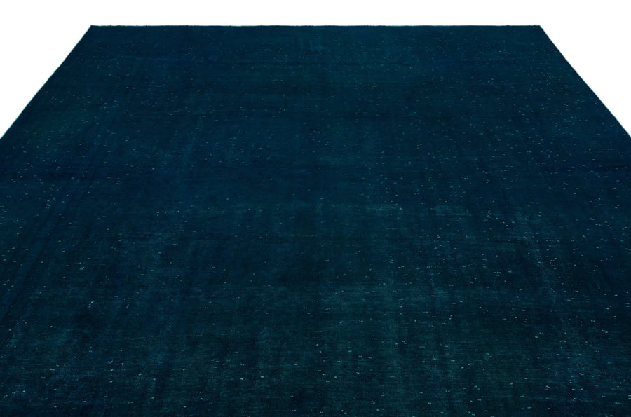 Lacivert Mavi Modern Yün Halı 296x396