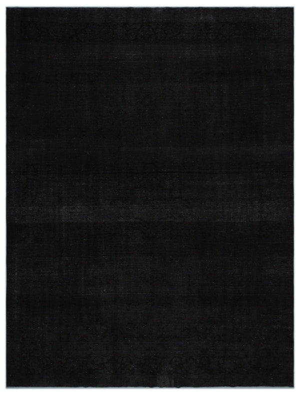 Gri Eskitme Modern Yün Halı 292x392