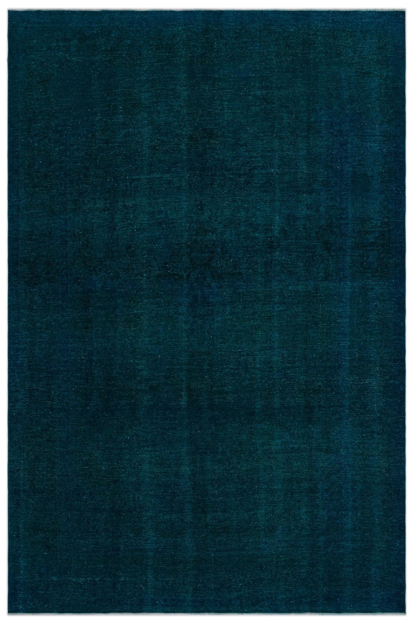 Lacivert Yeşil Eskitme Modern Yün Halı 279x420