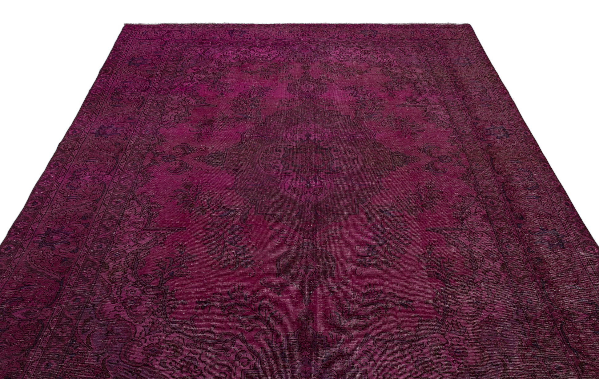 Epir Pembe Eskitme Yün El Dokuma Halısı 220 x 317 Apex Unique