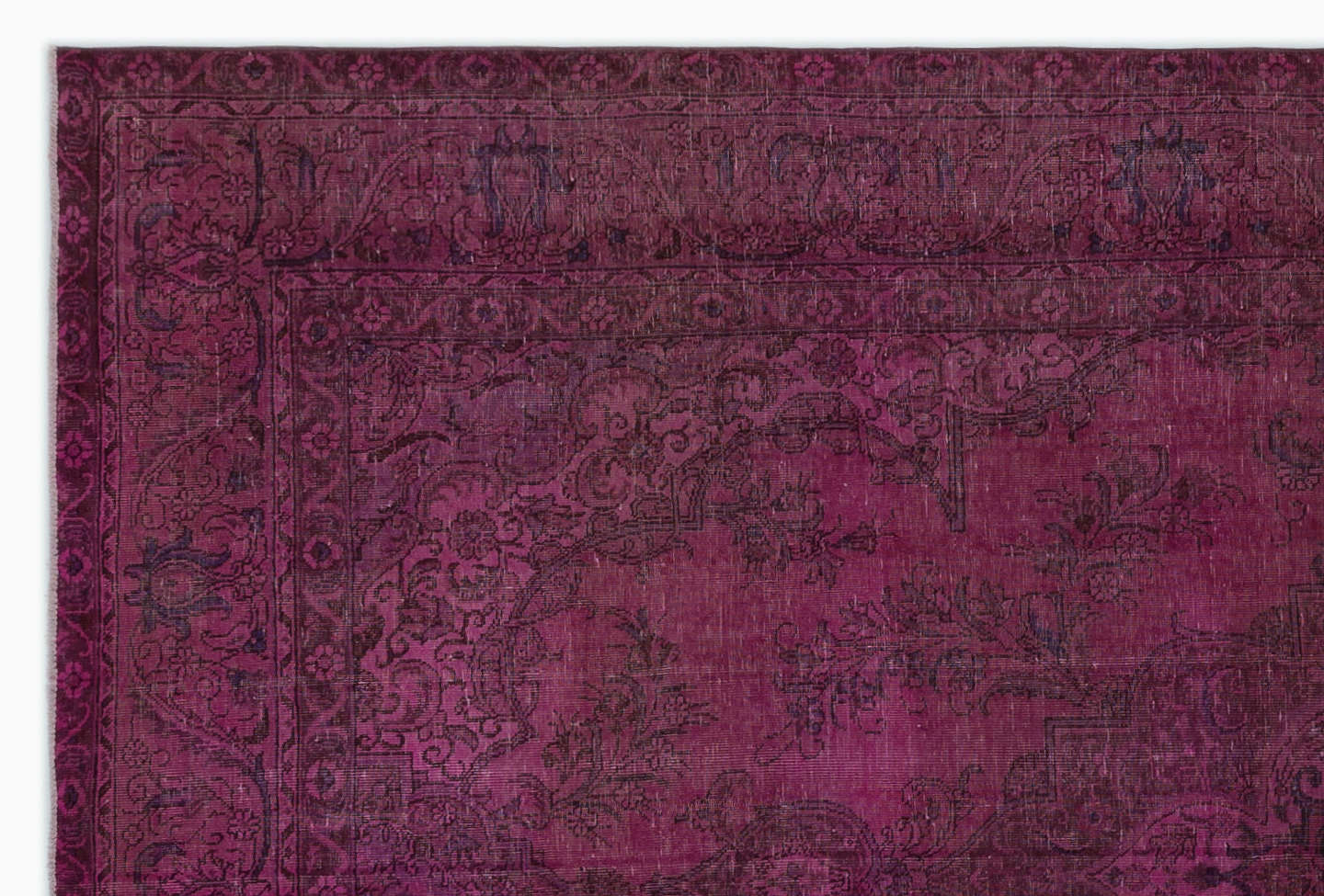 Epir Pembe Eskitme Yün El Dokuma Halısı 220 x 317 Apex Unique