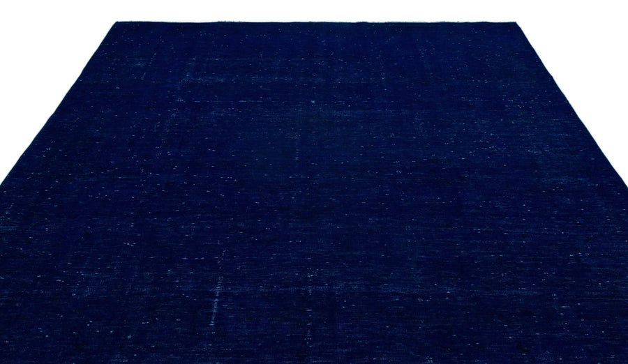Mavi Eskitme Modern Yün Halı 241x340