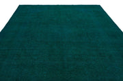 Siyah Eskitme Modern Yün Halı 275x380