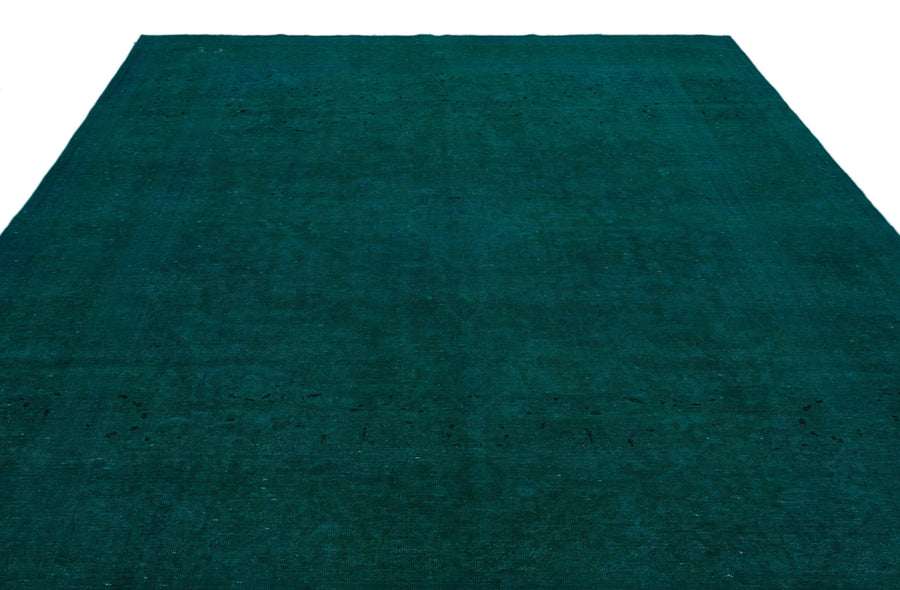 Siyah Eskitme Modern Yün Halı 275x380