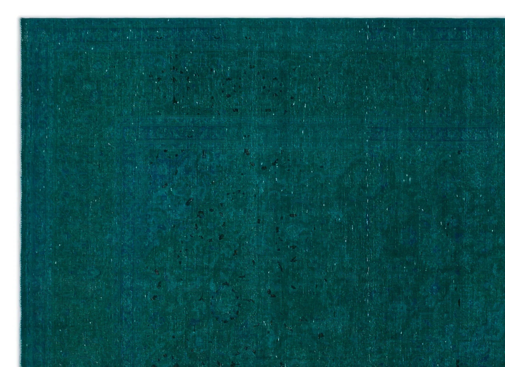Siyah Eskitme Modern Yün Halı 275x380